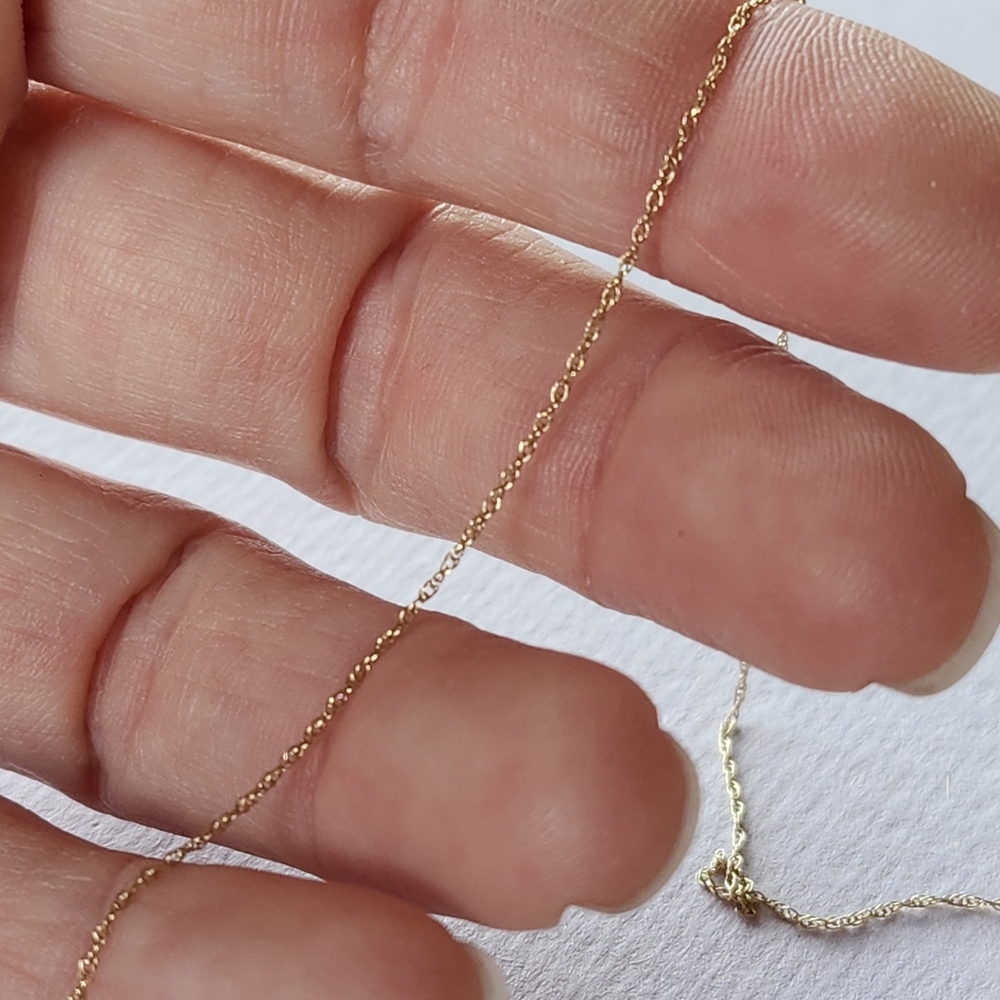 10kt YG chain
